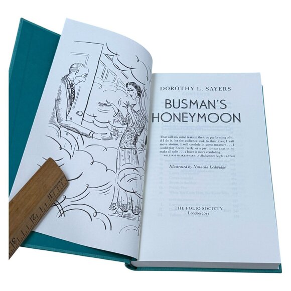 Folio Society Dorothy L Sayers Lot 3 Book Unnatural Death Whose Body Busmans HC - Picture 5 of 15